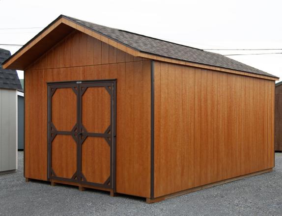 12x16 Front Entry Peak Shed