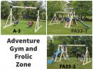 Adventure Gym & Frolic Zone Swing Set Packages