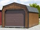 12x20 Dutch Garage with Coffee Brown LP Smart Side siding